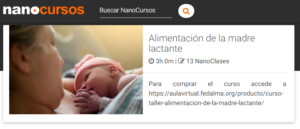 Alimentación de la madre lactante